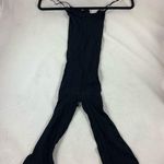 Solid black panty hose bodysuit Photo 0