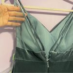 RenzRags Velvet Dress Size Small Gray Wrap Front Bridesmaid Prom Whimsical Goth Photo 8