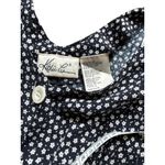 Kathie Lee Women's Navy & White Long Sleeveless Dress Size 8 Photo 3