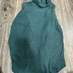 American Eagle  Teal Ribbed Turtleneck Sweater Photo 2