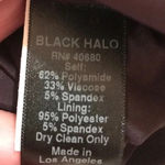 Black Halo  | One Shoulder Deep Plum Cocktail Party Formal Dress Size 6 NWT Photo 3