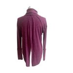 We The Free Free People Split Back Funnel Neck Top Plum Purple Knit Size XS Photo 1