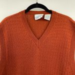 Irvine Park Merino Wool Sweater Vest Cable Knit Rust Color Women Size XL Photo 1