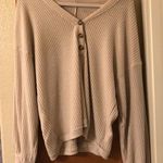 American Eagle Outfitters Soft And Sexy Oversized Sweater Tan Size L Photo 0