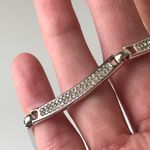 Christian Dior Vintage Silver Rhinestone Collar Necklace Photo 4