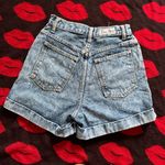 Paris Blues Vintage 90s  acid wash high waisted denim mom shorts 24 Photo 4
