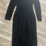 Gunne Sax Vintage 80s  Dress  5/6 Black Jessica McClintock Velvet‎ Taffeta USA Photo 0