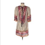 Nanette Lepore  Metallic Colorful Linen Dress sz6 Photo 1