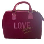 Victoria's Secret Vintage Y2K Pink Velvet Handbag NWOT Photo 0