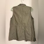 Ashley by 26 International Army Green Sleeveless Vest Photo 3