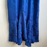 Victoria's Secret NWT Vintage Gold Label Silk Maxi Night Gown Black Lace Large Photo 4