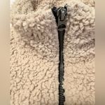 American Eagle Outfitters Cream Sherpa Jacket Photo 3