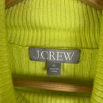 J.Crew  Tencel Lyocell Ribbed Turtleneck Sweater Size XL Neon Stretch Knit Layers Photo 4