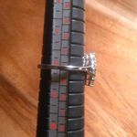 Malagasy Pine Apatite Sterling Silver Cluster Ring (Size 8) Photo 2