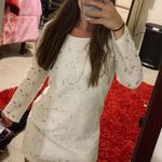 Addie Lace White Long Sleeve Dress Photo 5