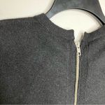 Hayden 100% cashmere back zip long sleeve sweater black size XS Photo 6