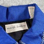 Marsh Landing  Jacket Womens Medium Floral Embroidered Applique Patch Button up Photo 3