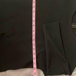 Bar III bar lll Round neck gold zipper 3/4 sleeve black box top blouse no tuck Photo 5