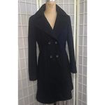Victoria's Secret Victoria’s Secret Vintage Y2K Baddie Black Double Breasted Wool Peacoat Size 8 Photo 2