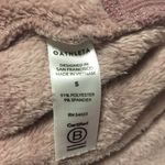 Athleta Double Cozy Karma Pink Rose Velour Funnel Neck Pullover Sweatshirt Small Photo 5