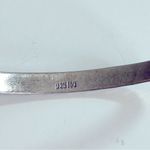Vintage Mexican 925 Sterling Silver Hollow Bangle Bracelet Photo 3