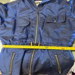 Nils Skiwear Women's Metallic Blue Hooded Ski Jacket Drawstring Made in USA 10 Photo 9