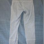 Lululemon  Wunder Under Crop 23” Ribbed Wash Moon Blue Leggings‎ size 6 Photo 1