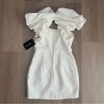 Pretty Little Thing White Corset Bodycon Bridal Dress - Size 6 Photo 1