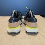Sorel  Kinetic Impact Sneakers Lace Up Black Neon Yellow Womens 9 NL4073 Workout Photo 4