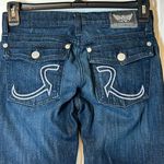 Rock & Republic Women's  Low Rise Denim Blue Straight Jeans Size 27 EUC #1919 Photo 4