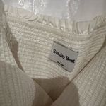 Aritzia Sunday Best White Hadley Puff Sleeve Babydoll Dress Size Large $88 Photo 3