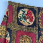 Women's vintage black rose renaissance fruit fringe lightweight fashion scarf Photo 2