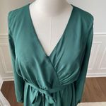 JJ's House Dark Green Chiffon Long Sleeve Formal Gown Dress Prom Bridesmaid 10 Photo 2