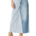 Jessica Simpson  Denim Maxi Skirt Photo 2