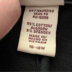 Covington Vintage Y2K Woman Stretch Blazer Soft Knit Shoulder Pads Black 16–18W Photo 3