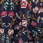 st. john's bay St. John’s Bay Tunic/Dress with Belt, XL, Navy Base, Floral Pattern Photo 2