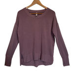 Athleta Purple Long Sleeve Top Thumb Hole Athletic Casual Pullover S Photo 0