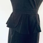 Tibi New York Black Sleeveless Peplum Dress Photo 3
