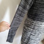 EXPRESS  Sweater Womens Dress Sz M Preppy Marled Fall Cozy Cowl Neck Hombre Gray Photo 3