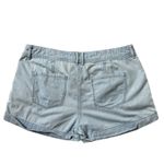 Forever 21 Denim Shorts Cuffed Hem Casual Light Wash Blue Size 28 Photo 1