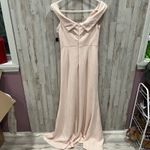 Lulus NWT Lulu’s Song Of Love Blush Pink Off The Shoulder Bridesmaid Dress Photo 7