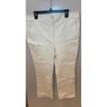 Veronica Beard  Kimra Ecru Flared Leg Pants - Size 16 Photo 1