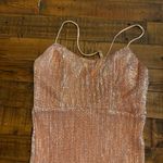 Hello Molly  Sparkling Rose Gold Mini Dress Photo 1