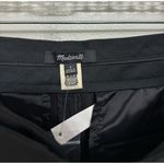 Madewell NWT  Kick Out Crop Pants in Wool-Blend Twill in Black - Size 4 Photo 4