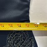 Liz Claiborne  Nights navy beaded 8 floor length gown mother bride groom formal Photo 9