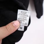 American Giant Women's Moto Dress Size S Made In USA Black Photo 8