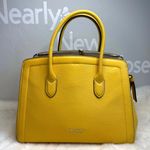Kate Spade  Knott Medium Pebble Leather Satchel Morning Yellow Photo 0