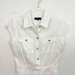 Generation Love Morgan Linen Romper in Ecru Photo 2