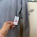 Jessica Simpson  heather grey rhinestone sweatshirt XS NWT Photo 2