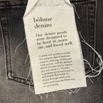 Böhme Raelynn Denim Shorts Size 31 Black Distressed Frayed Hem High‎ Rise New Photo 1
